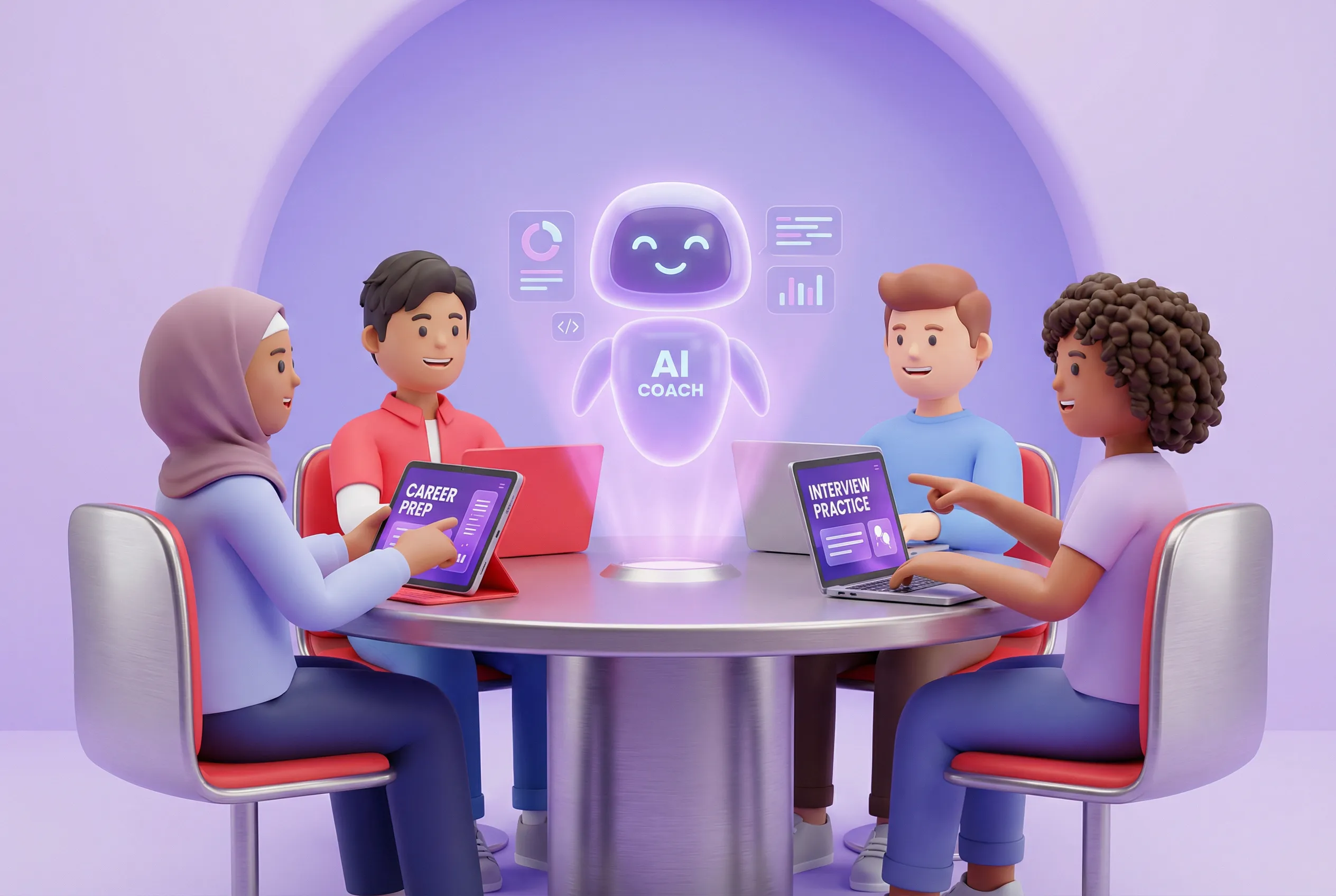 Students and freshers preparing for campus placements and entry-level interviews using IMock AI mock interview platform